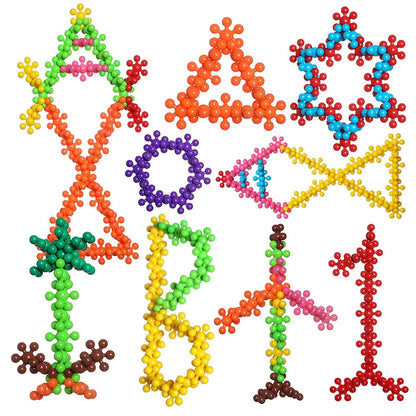 Montessori Interlocking Building Blocks Set for Creative Learning and STEM Play