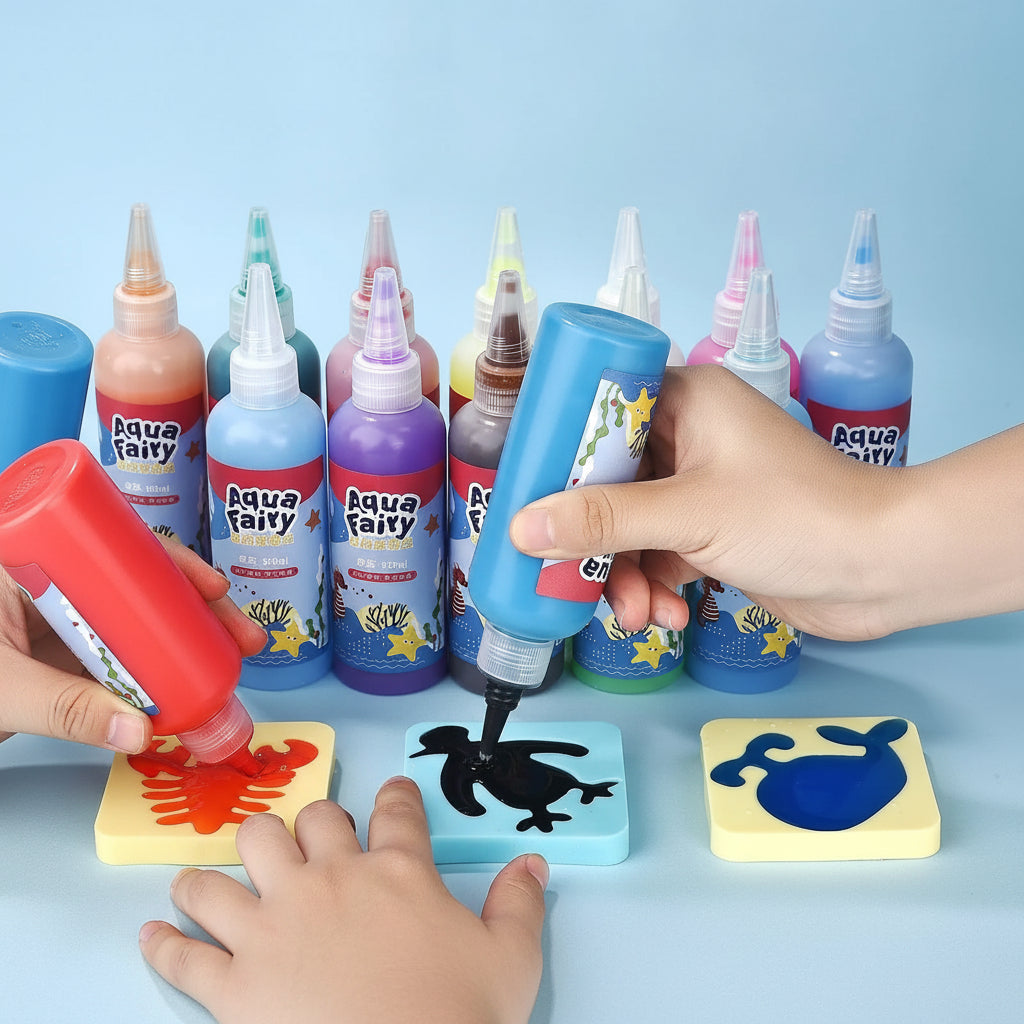 Montessori creatieve waterslijmset voor kinderen