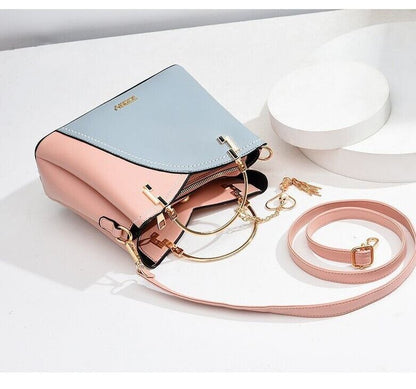 Morgana Tote Bag Stylish PU Leather Handbag with Crossbody Strap