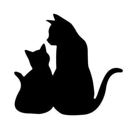 Motion Sensor Cat Night Light Rechargeable LED Lamp