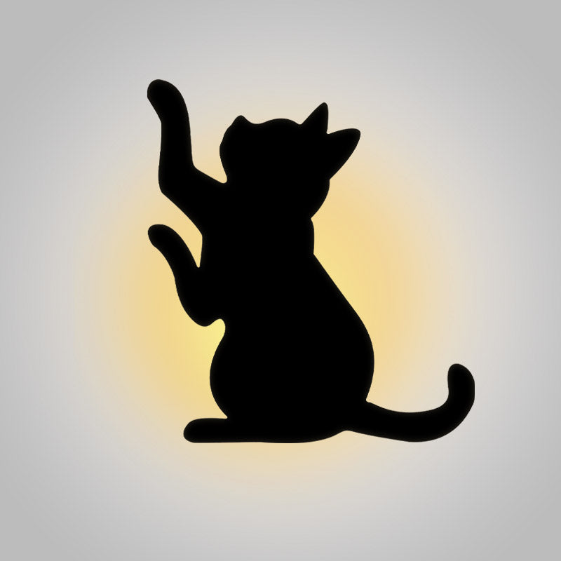 Motion Sensor Cat Night Light Rechargeable LED Lamp