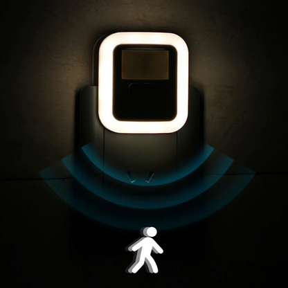 Motion Sensor LED Night Light Adjustable Warm Light Rechargeable Indoor Hallway Lamp