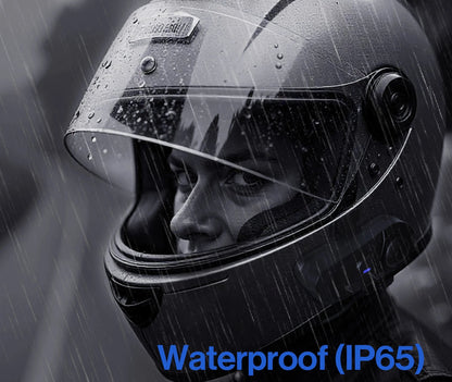 Motorcycle Helmet Bluetooth Headset Wireless Intercom Noise Cancelling Audio