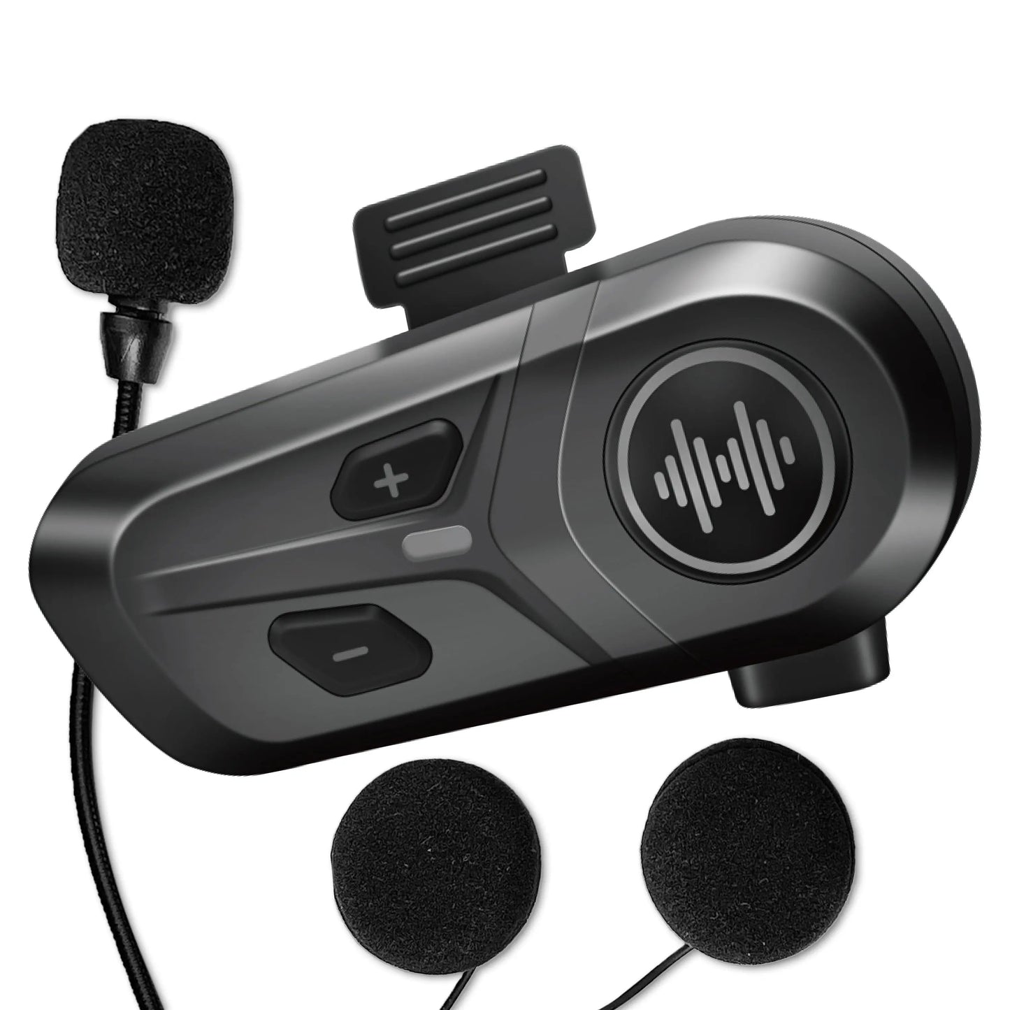 Motorcycle Helmet Bluetooth Headset Wireless Intercom Noise Cancelling Audio