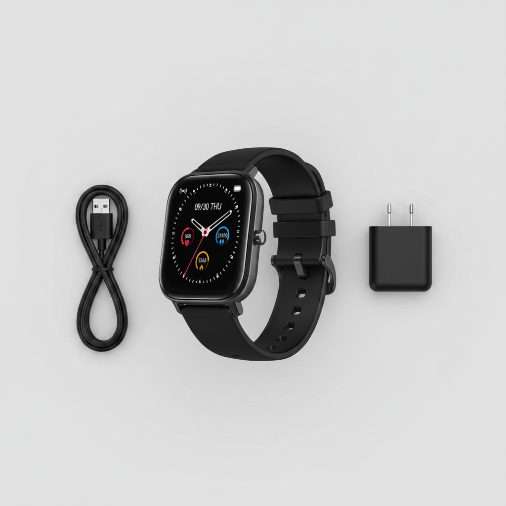 Multi Function Fitness Smart Watch with Heart Rate Tracking