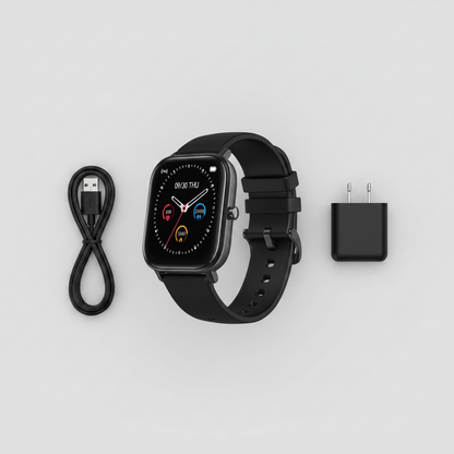 Multi Function Fitness Smart Watch with Heart Rate Tracking