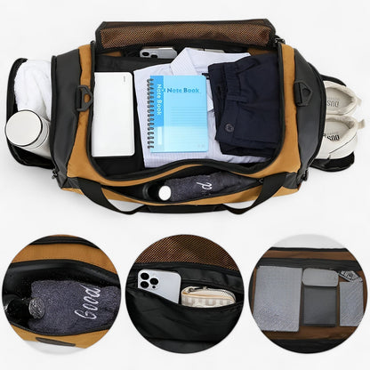 Multifunction Gym Bag Wet Dry Separation Travel Duffle Bag