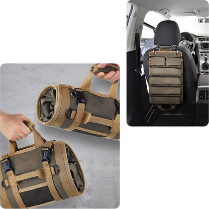 Multifunction Tool Roll Bag Heavy Duty Portable Organizer Storage