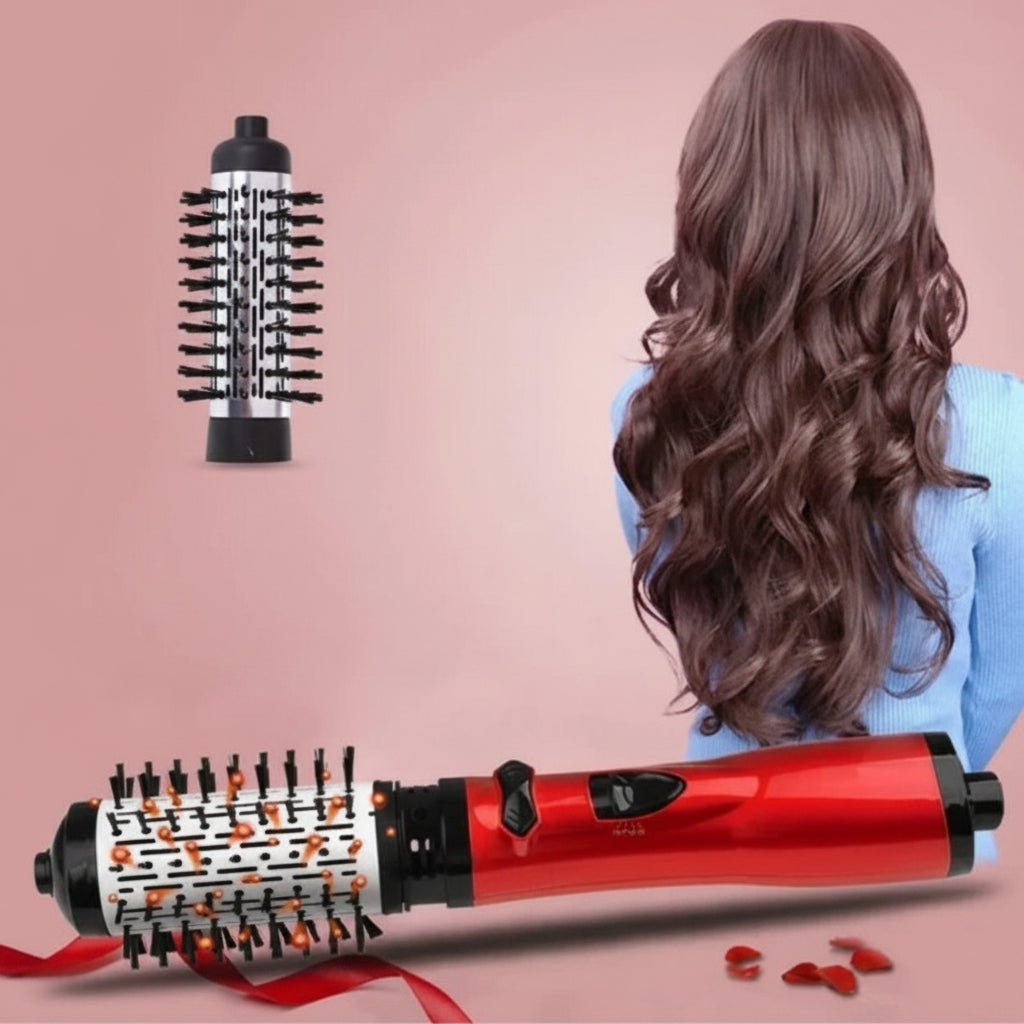Multifunctional Hair Straightening Brush Blow Dryer Styler for Wet and Dry Hair