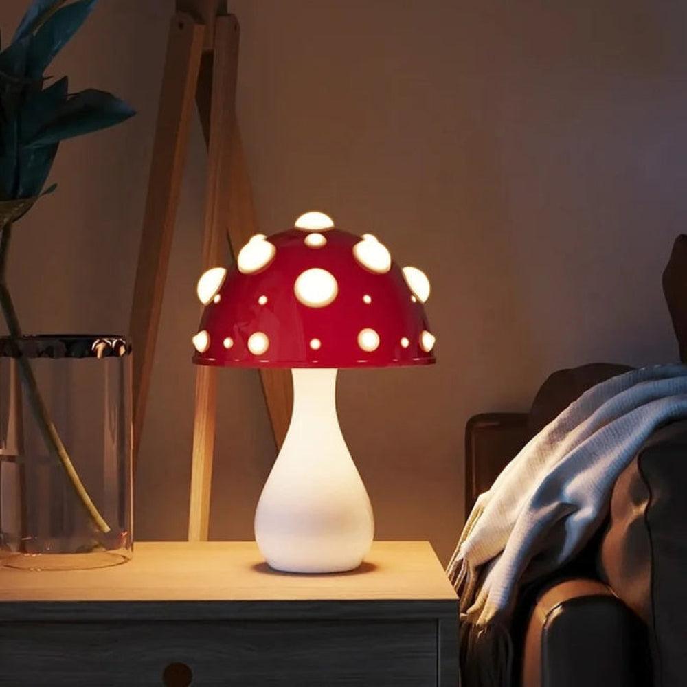 Mushroom LED Table Lamp Nature Inspired Ambient Lighting
