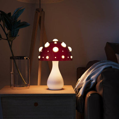 Mushroom LED Table Lamp Nature Inspired Ambient Lighting