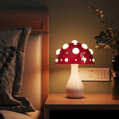 Mushroom LED Table Lamp Nature Inspired Ambient Lighting