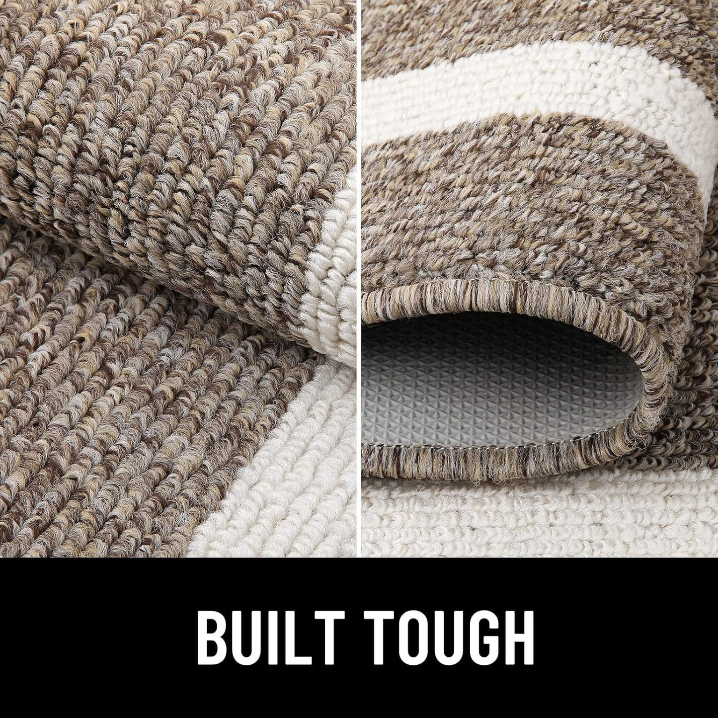 Non Slip Outdoor Door Mat Dirt Trapping Entrance Floor Rug