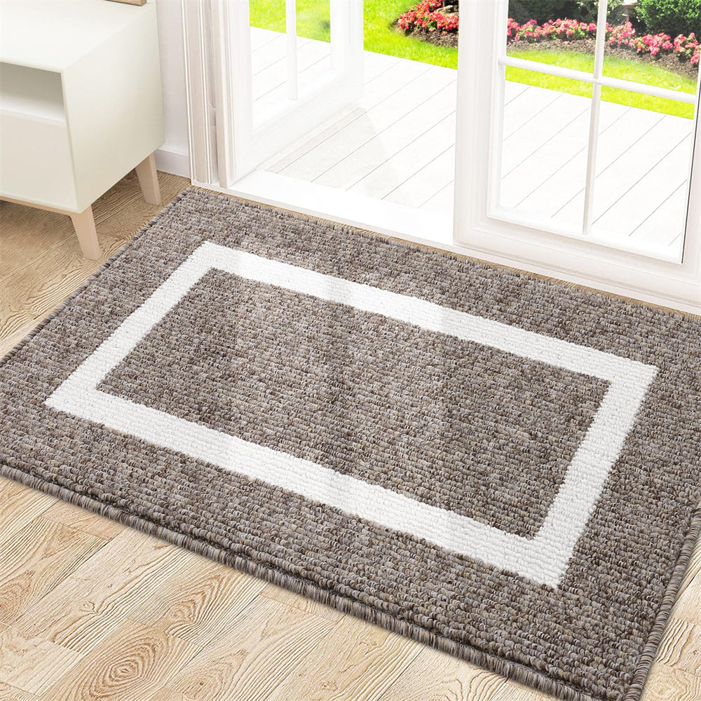 Non Slip Outdoor Door Mat Dirt Trapping Entrance Floor Rug
