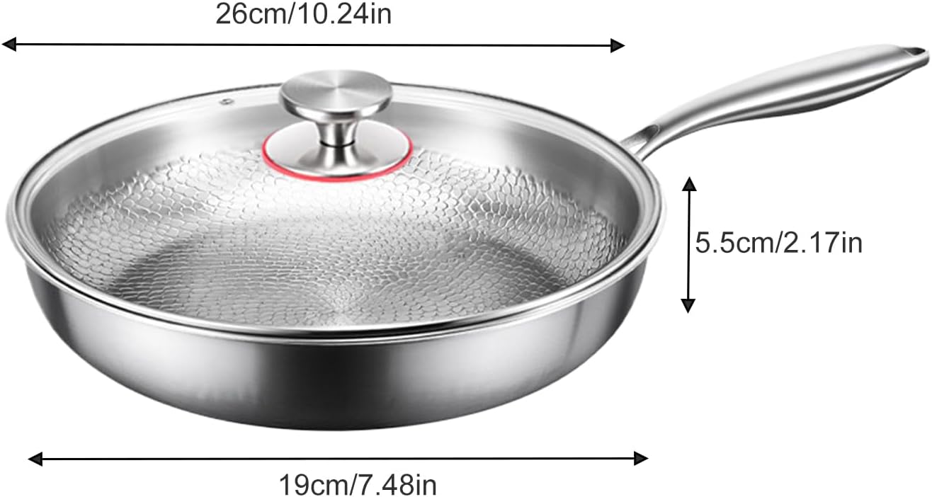 Non Stick Frying Pan Hammered Surface Induction Cooking Pan