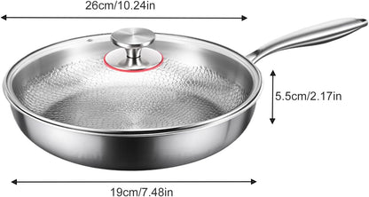 Non Stick Frying Pan Hammered Surface Induction Cooking Pan