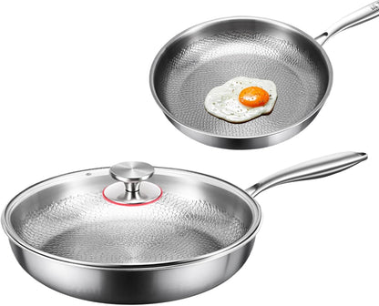 Non Stick Frying Pan Hammered Surface Induction Cooking Pan