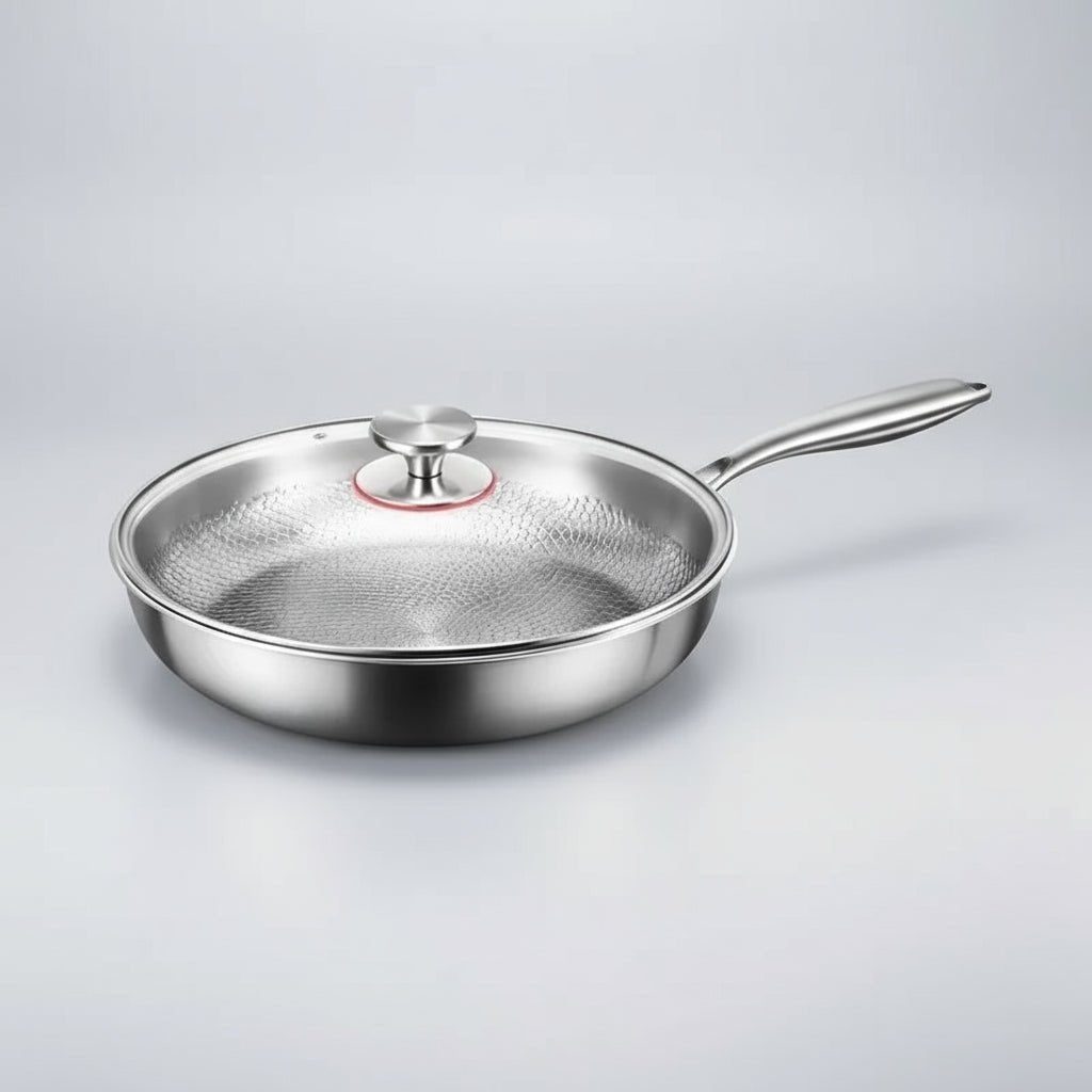 Non Stick Frying Pan Hammered Surface Induction Cooking Pan