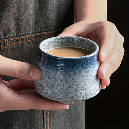 Nordic Ceramic Coffee Cup Set Retro Espresso Tea Mugs