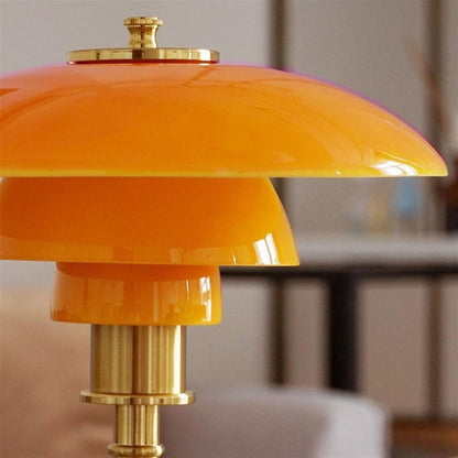 Nordic Glass LED Table Lamp Modern Scandinavian Bedside Light