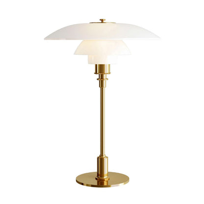 Nordic Glass LED Table Lamp Modern Scandinavian Bedside Light