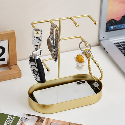 Nordic Jewelry & Key Organizer Rack – Modern Decorative Storage Stand