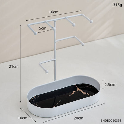 Nordic Jewelry & Key Organizer Rack – Modern Decorative Storage Stand