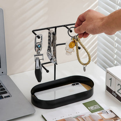Nordic Jewelry & Key Organizer Rack – Modern Decorative Storage Stand
