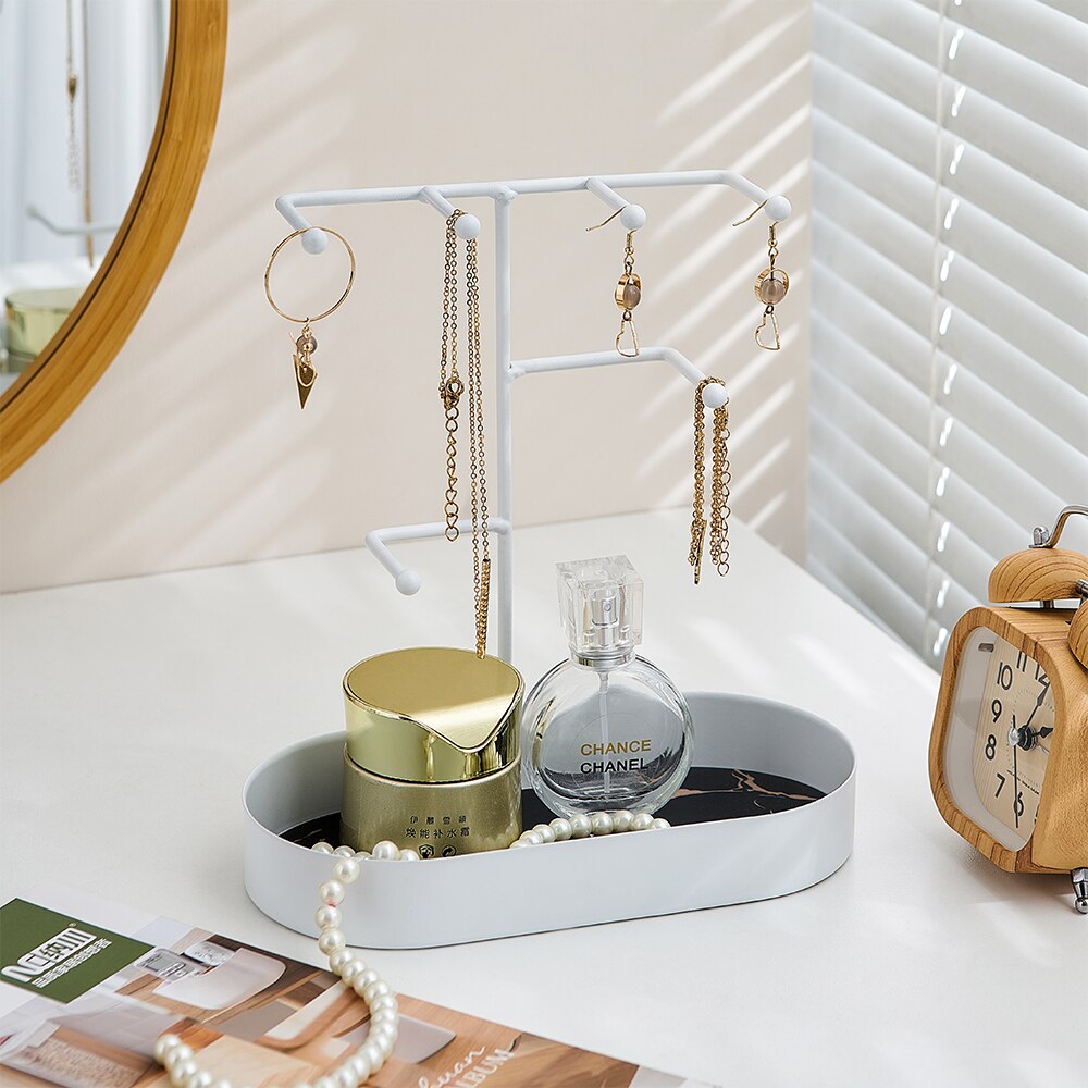 Nordic Jewelry & Key Organizer Rack – Modern Decorative Storage Stand
