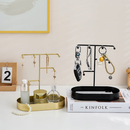 Nordic Jewelry & Key Organizer Rack – Modern Decorative Storage Stand