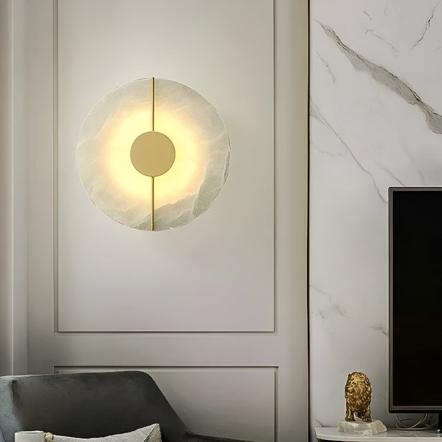 Nordic Marble LED Wall Lamp Modern Indoor Wall Lighting