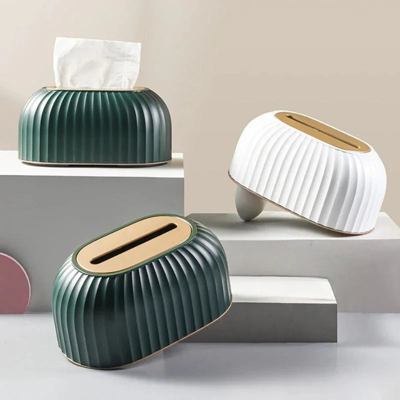 Nordic Tissue Box Dispenser Automatic Spring Lift Modern Minimalist Design