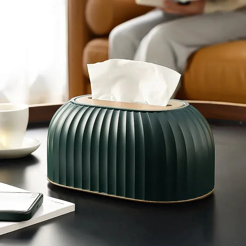 Nordic Tissue Box Dispenser Automatic Spring Lift Modern Minimalist Design