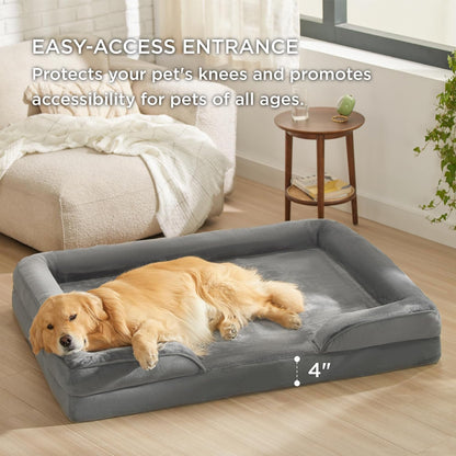 Orthopedic Dog Bed Memory Foam Waterproof Pet Sofa