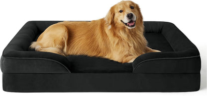 Orthopedic Dog Bed Memory Foam Waterproof Pet Sofa
