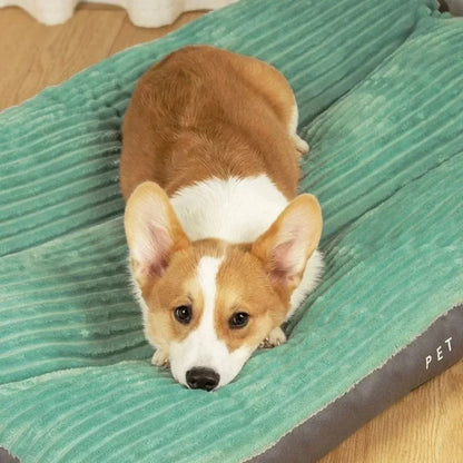 Orthopedic Dog Bed Plush Cushion Removable Washable Cover