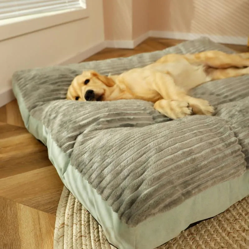 Orthopedic Dog Bed Plush Cushion Removable Washable Cover