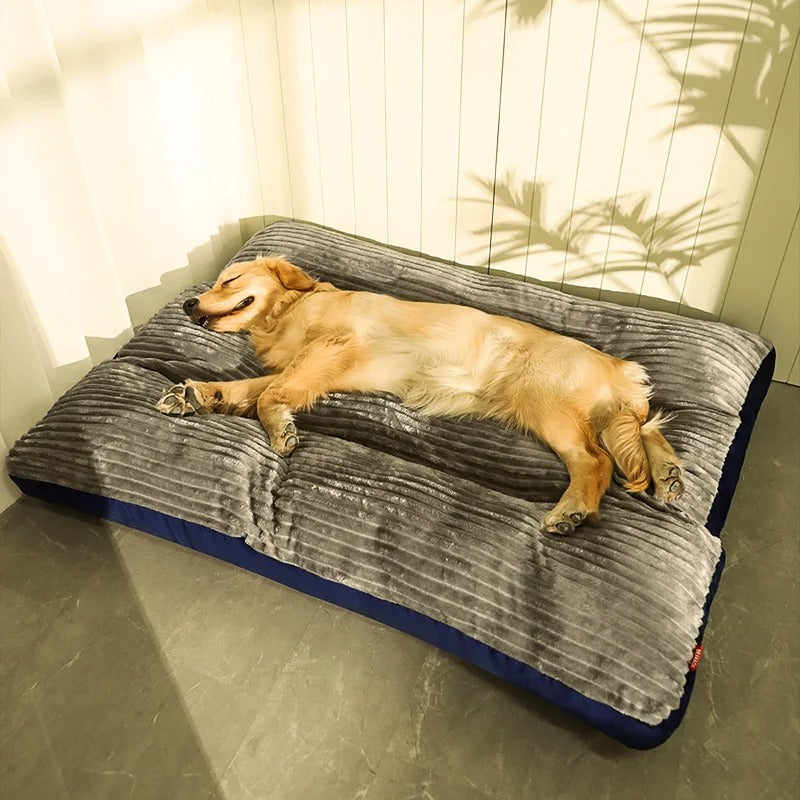 Orthopedic Dog Bed Plush Cushion Removable Washable Cover