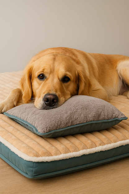 Orthopedic Memory Foam Dog Bed with Raised Sides