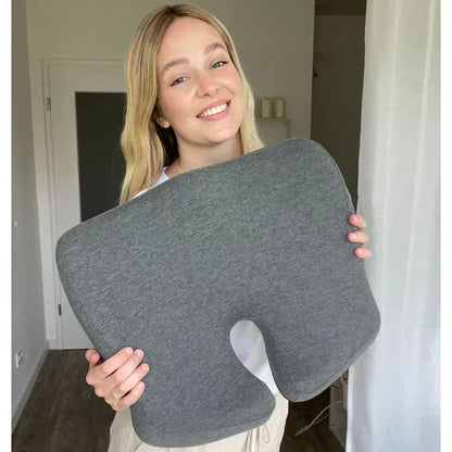 Orthopedic Seat Cushion and Lumbar Support Set Memory Foam Chair Cushion Back Support