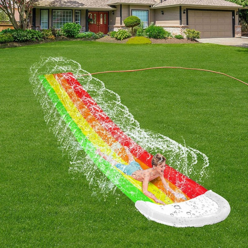 Outdoor Kids Water Slide Inflatable Pool Toy – Summer Fun Backyard Play
