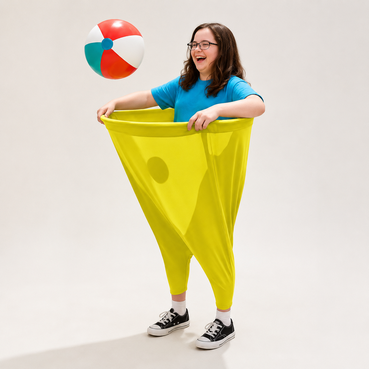 Oversized Trousers Catching Ball Game for Active Group Play