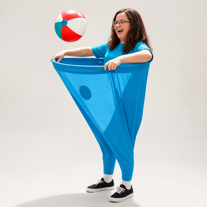 Oversized Trousers Catching Ball Game for Active Group Play