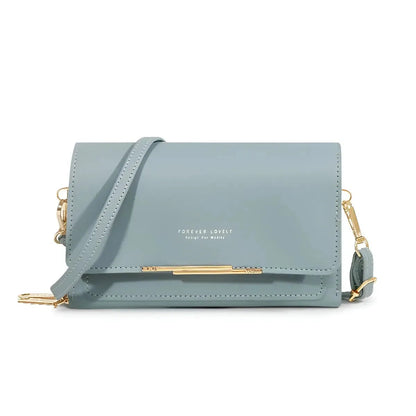 PU Leather Crossbody Bag Womens Shoulder Clutch Handbag