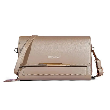 PU Leather Crossbody Bag Womens Shoulder Clutch Handbag