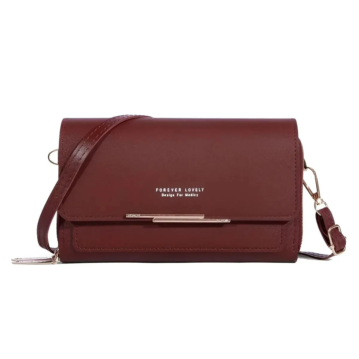 PU Leather Crossbody Bag Womens Shoulder Clutch Handbag
