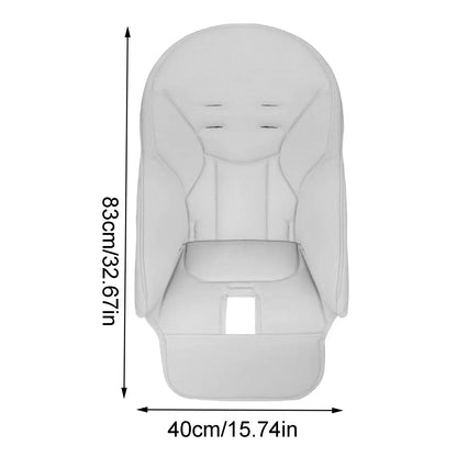 PU Leather High Chair Seat Cover Soft Baby Cushion Pad