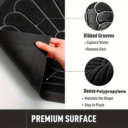 Half-Round Rubber Doormat – Durable and Non-Slip for Indoor and Outdoor Use
