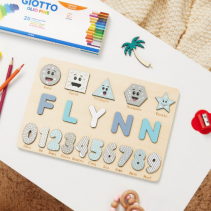 Personalized Wooden Name Puzzle for Toddlers