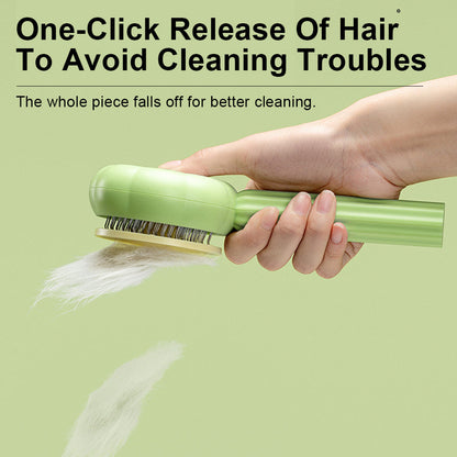 Pet Grooming Brush Self Cleaning Deshedding Slicker Comb